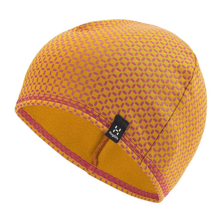 Haglöfs Fanatic Print Beanie Autumn Leaves/Deep Pink