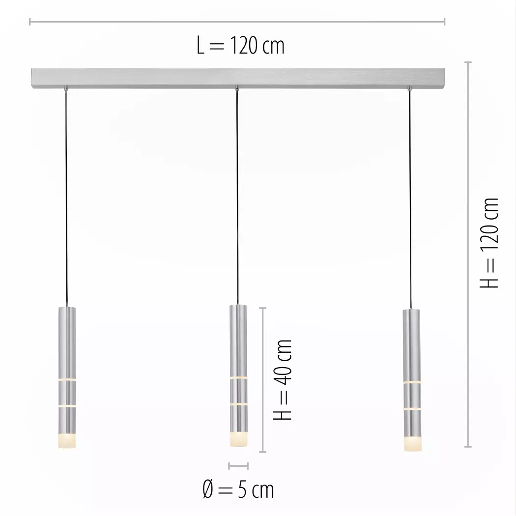 LED-Pendelleuchte Pure Vega