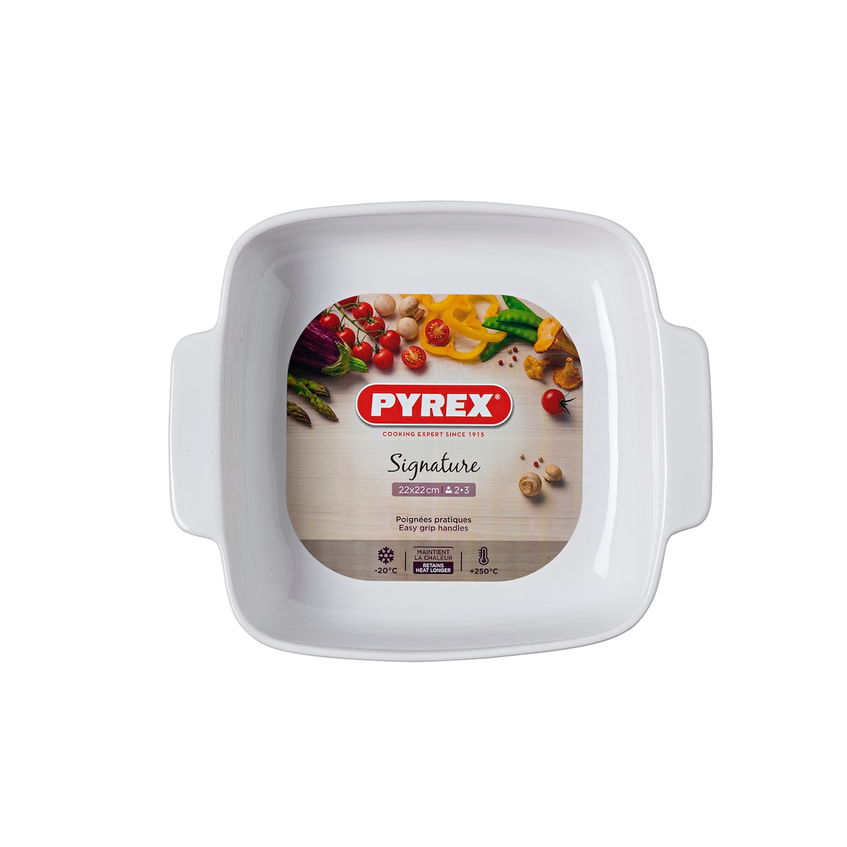 Pyrex Dish square 22 x 22 cm White