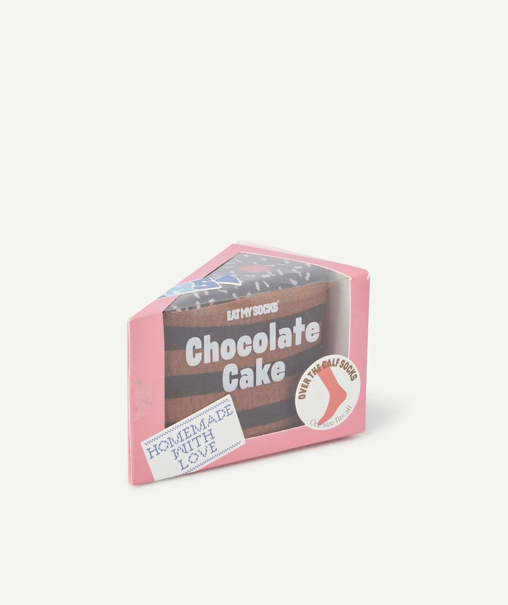 EAT MY SOCKSPAIRE DE CHAUSSETTES GÂTEAU AU CHOCOLAT