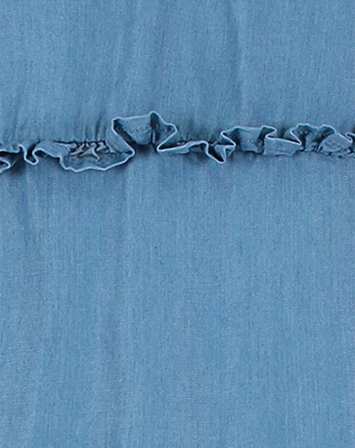 Jeans-Kleid PALOESKA in light blue vintage