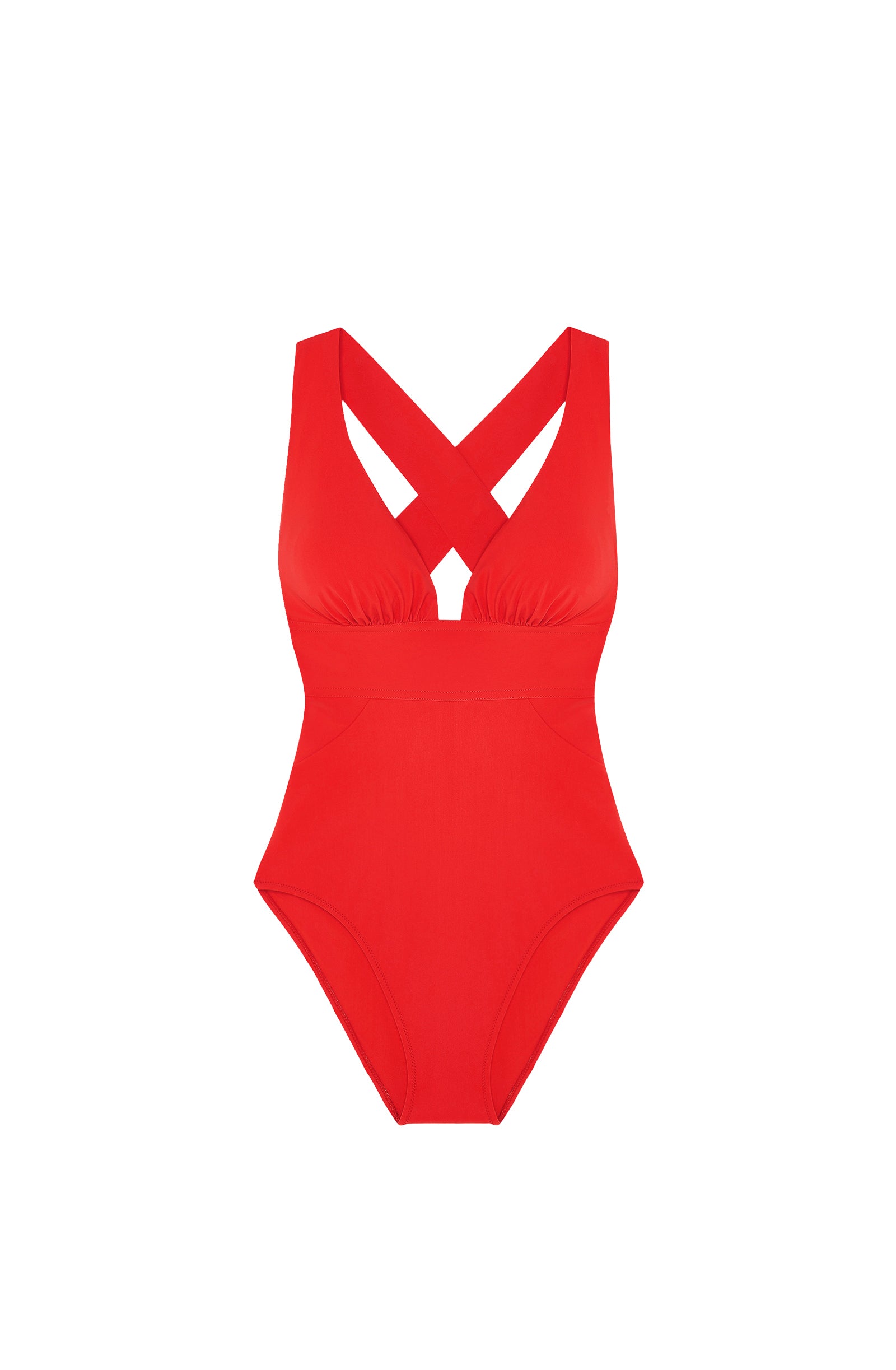 capri Maillot de bain 1 pièce nageur rouge Rouge