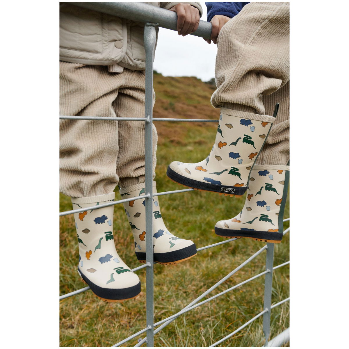 LIEWOODLIEWOOD   Mason Thermo Regenstiefel dinosaurs mist 22