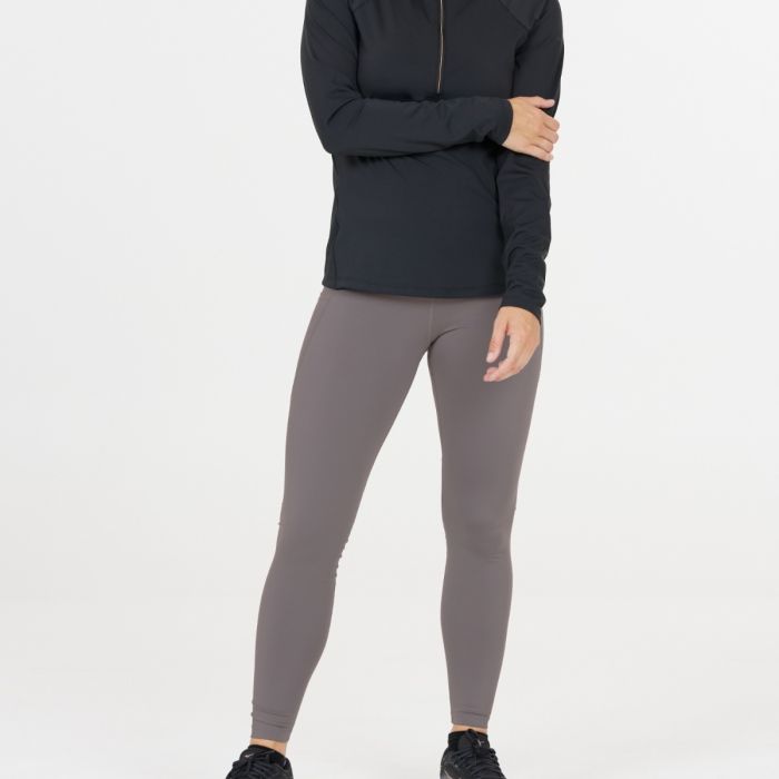 Endurance Dame Lange tights Tather Tights w/pocket Lilla