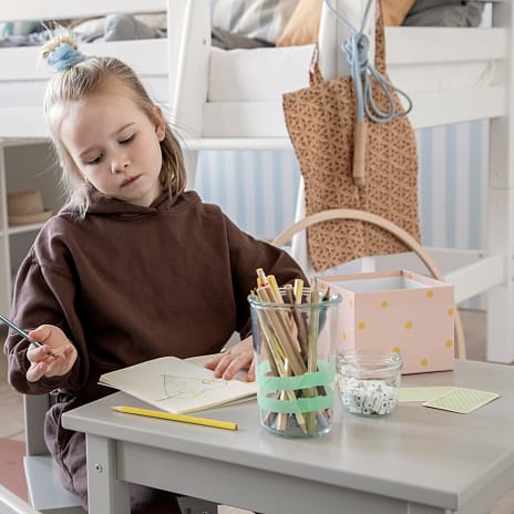 Hoppekids Mads børnebord - Dove Grey