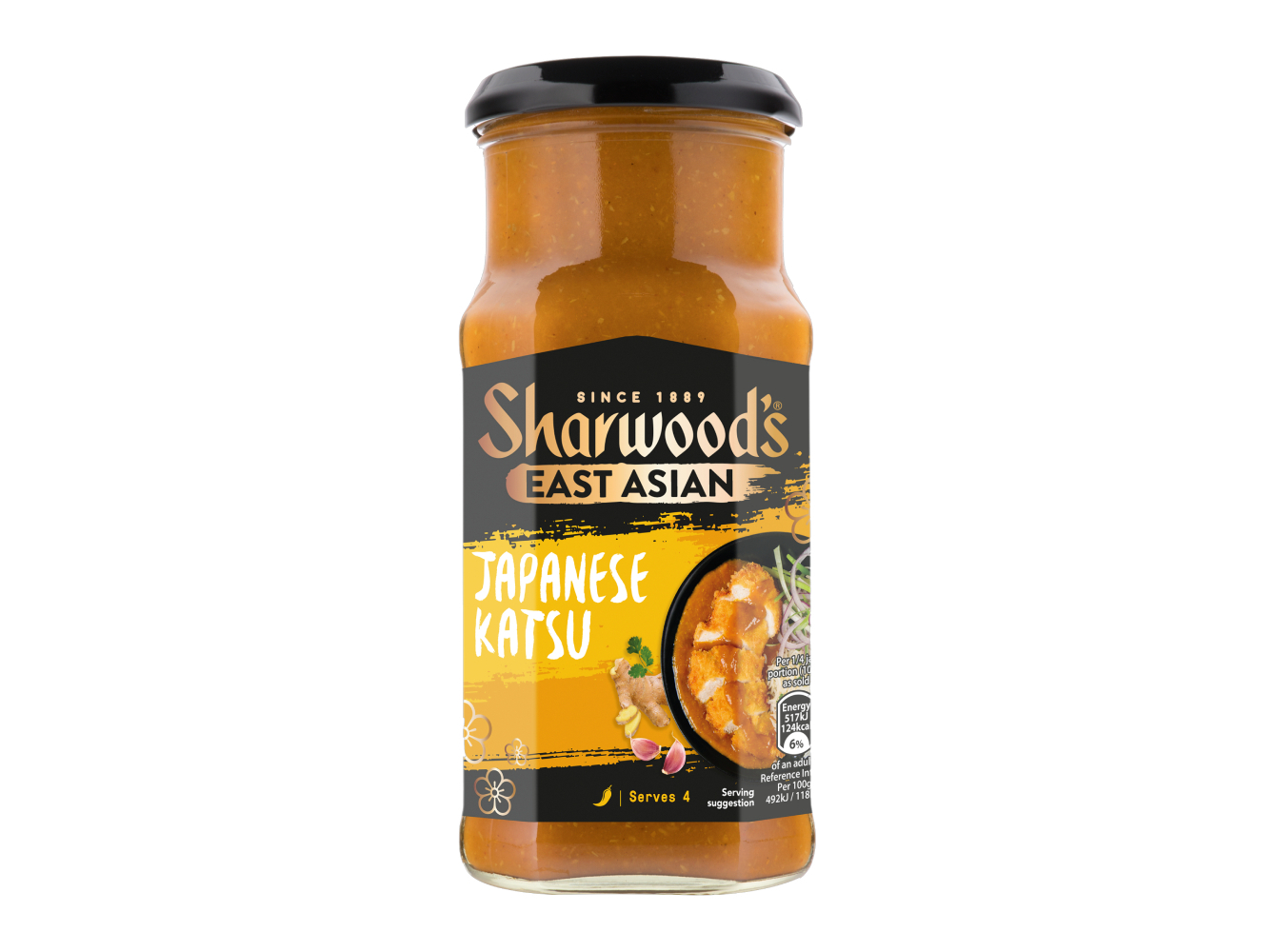 MOLHO SHARWOOD'S KATSU CARIL JAPONÊS 415G
