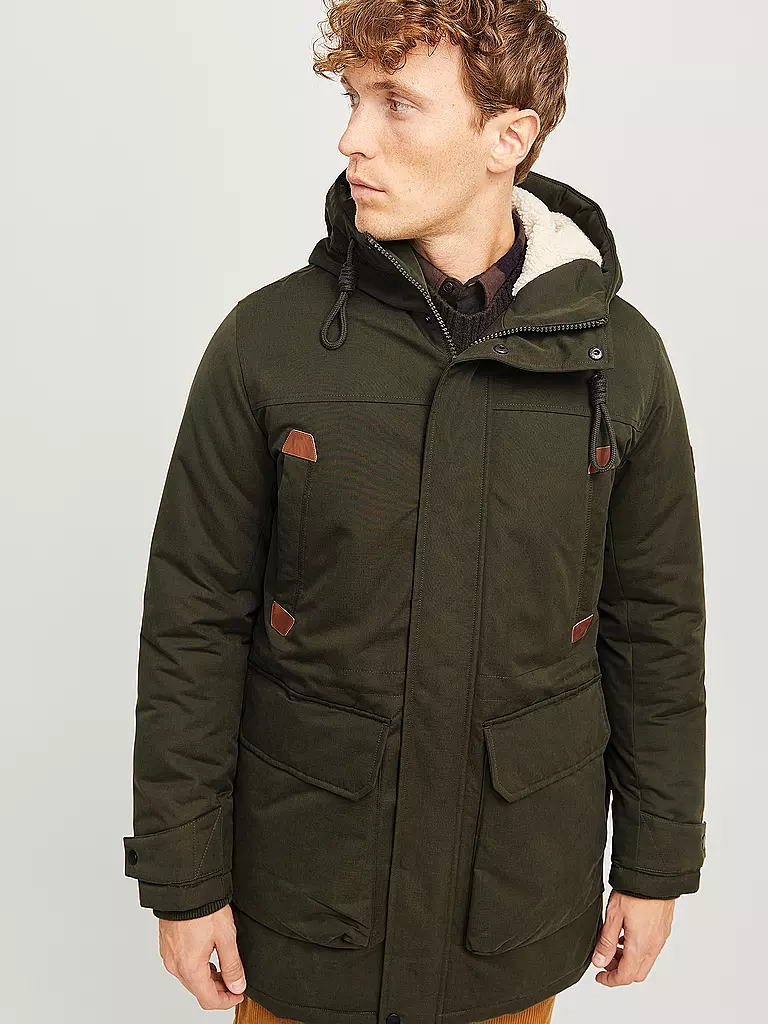 JACK & JONES Parka JJEPOLAR  olive
