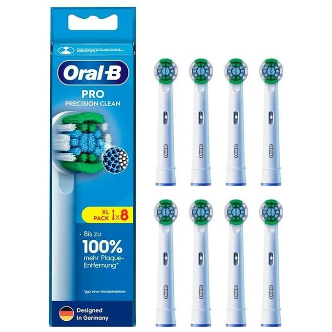 Oral-B  Aufsteckbürsten 8 Stück PRO Precision Clean weiß