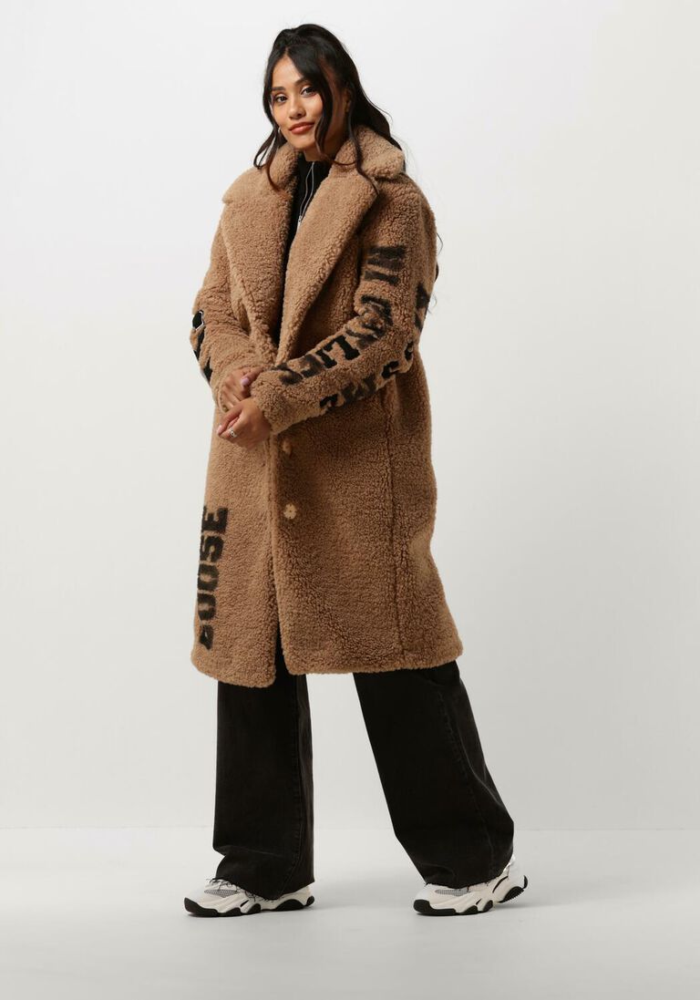 GOOSECRAFT cognac goosecraft teddy jas gc rhonda script coat