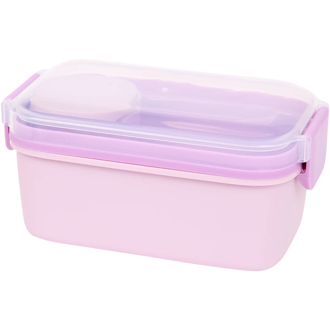 Jax lunchbox met divider 19 x 11 x 10 cm | diverse kleuren