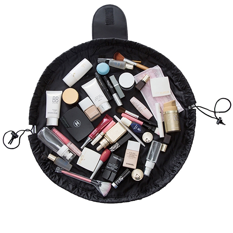 (56cm) Kosmetik Necessaire Makeup Organizer Bag Reise Kulturbeutel für Schmink-Zubehör - Grau