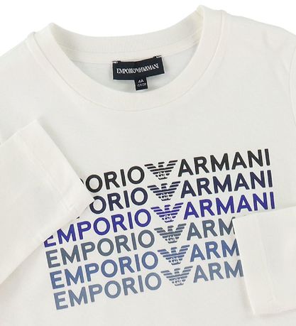 Emporio Armani Bluse - Bianco Caldo m. Print