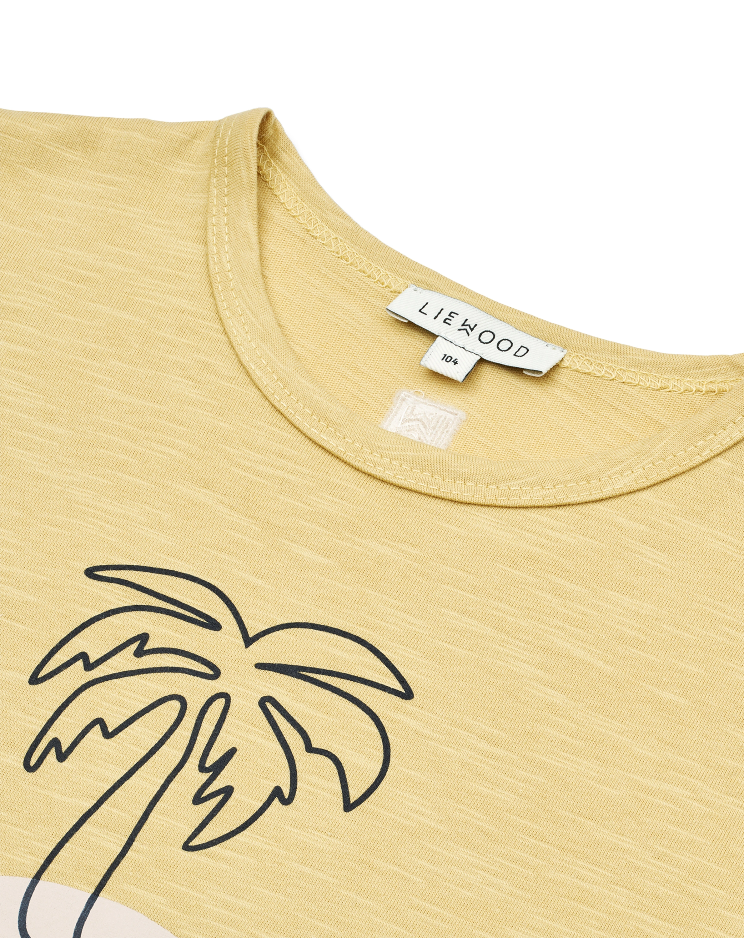 T-Shirt DODOMO PALM PEACE in gelb