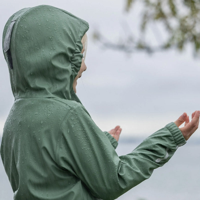 Kinder Jem Regenjacke hedge green