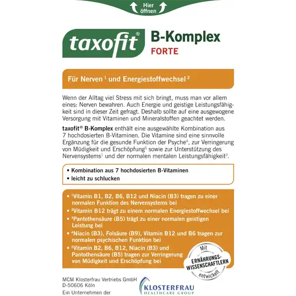 B-Komplex Forte Tabletten