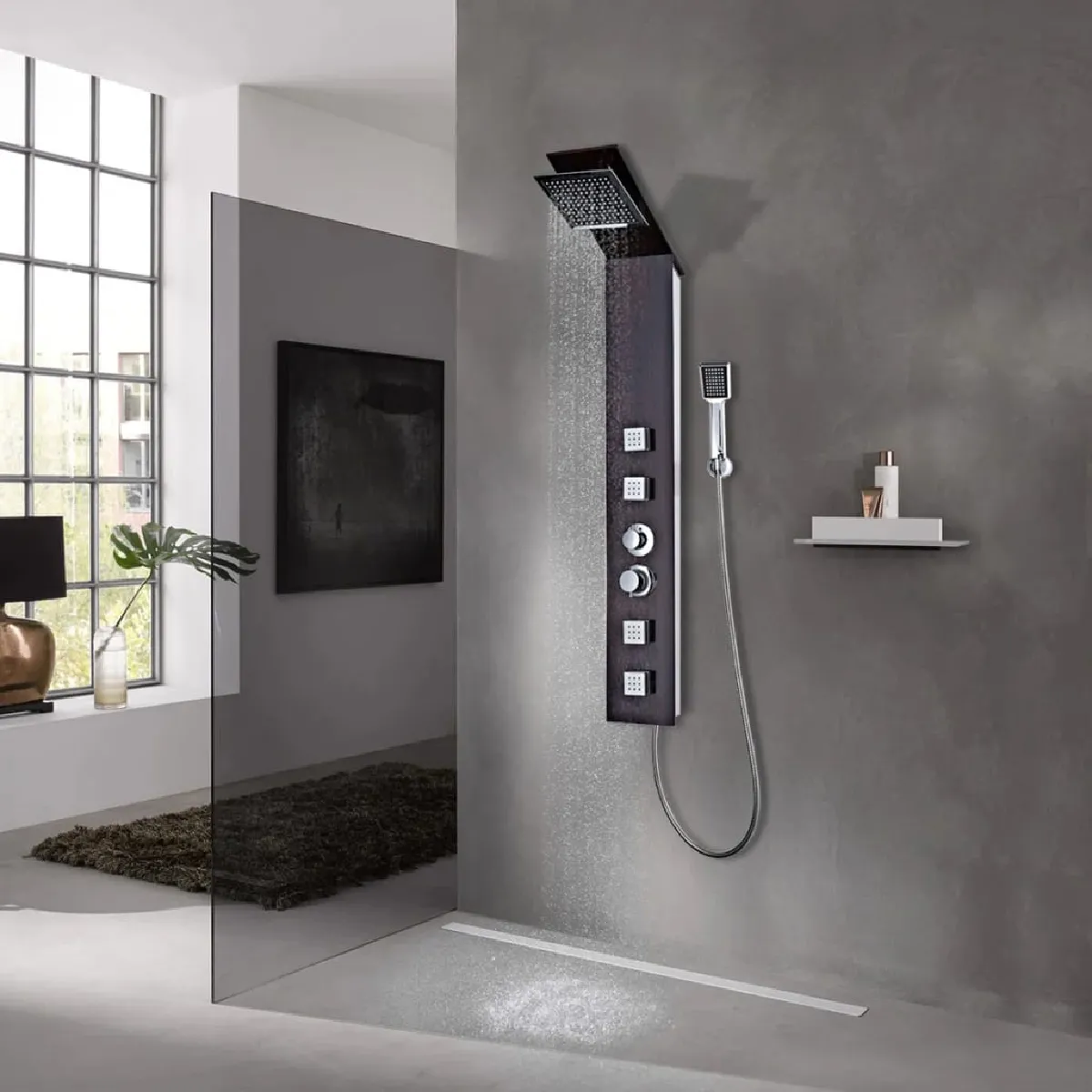 vidaXL Panneau de douche