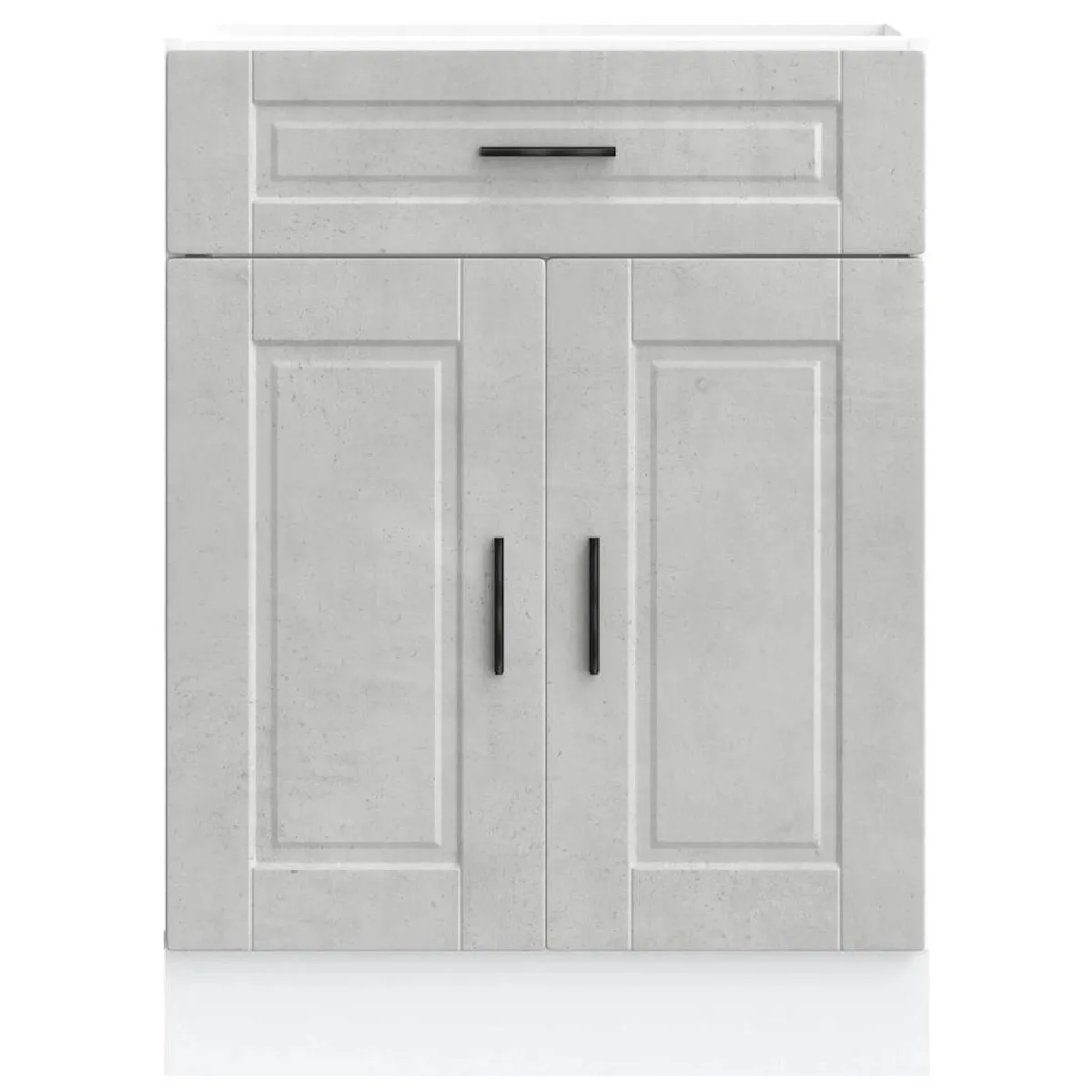 vidaXL Armoire de cuisine Porto gris béton