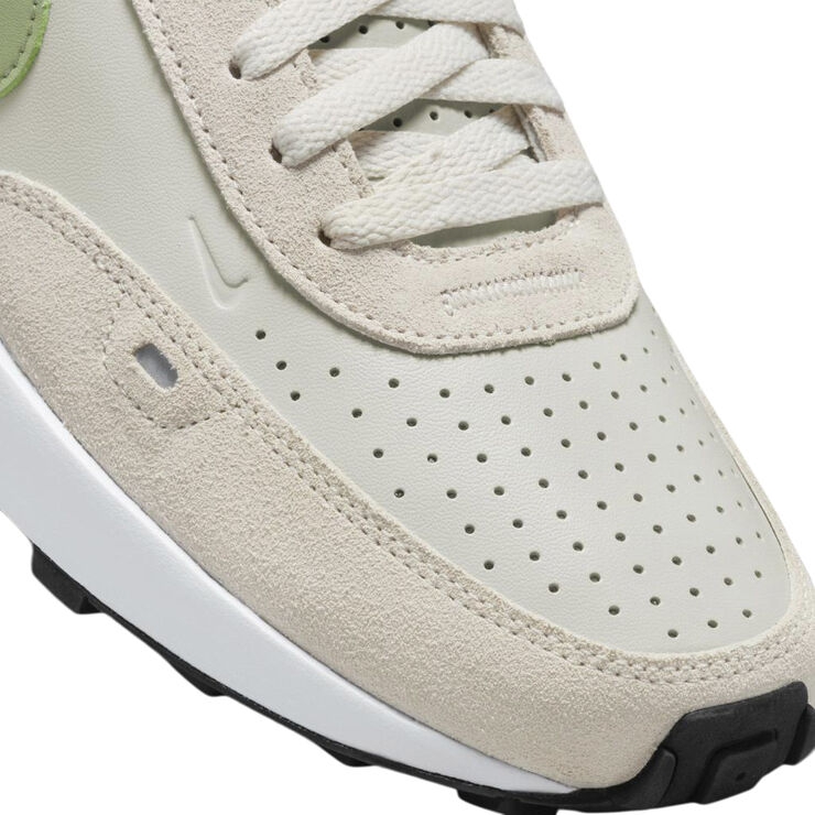 Nike waffle one leather Light bone/oil green-phantom-w