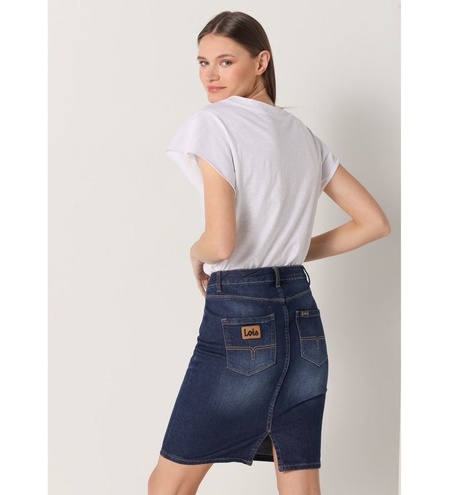 Saia jeans azul Lois
