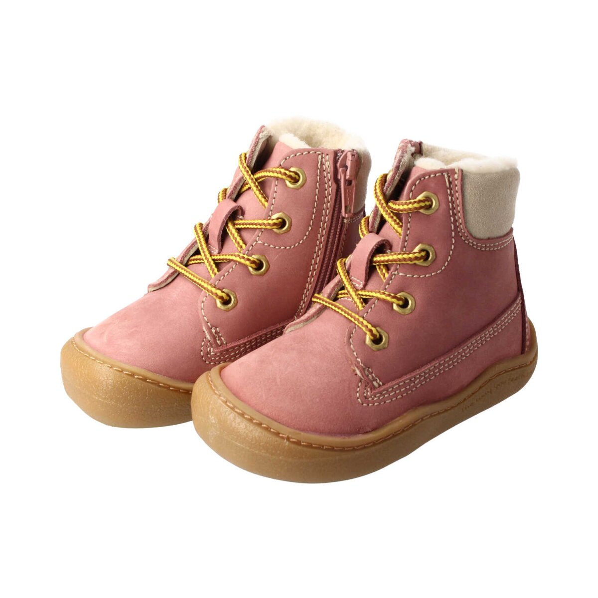 WL4222-WX6 rose TIMBII nubuck wool laces zipper Winterstiefel Weite/W