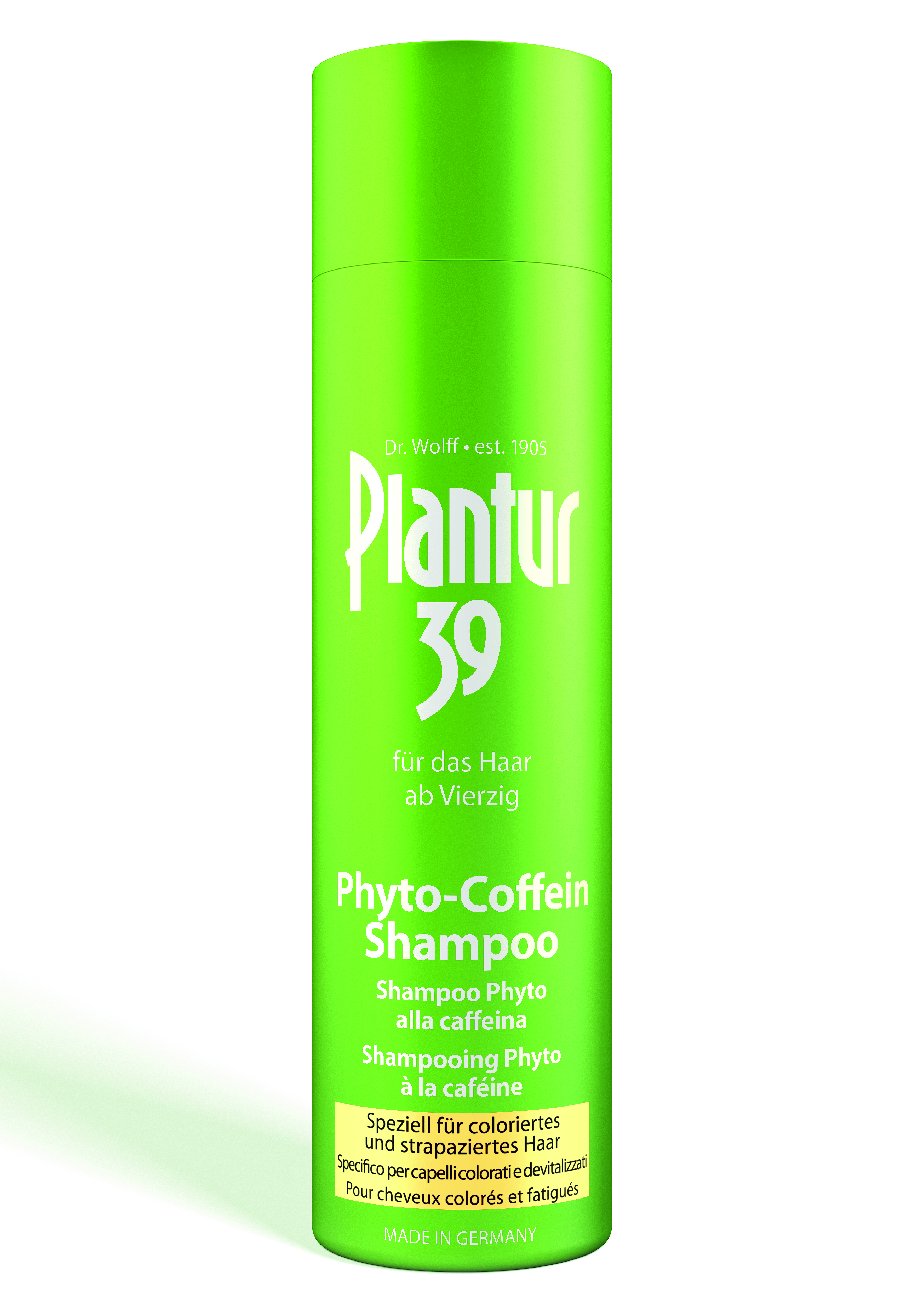 PLANTUR Coffein-Shampoo color strapaziertes Haar 250 ml