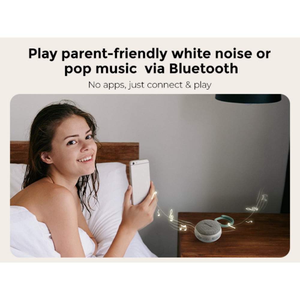 Køb Momcozy Portable Sound Maskine Med Natlys