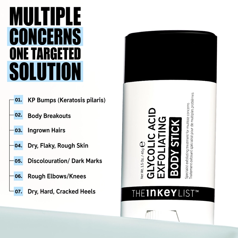 The Inkey List Glycolic Acid Exfoliating Body Stick 45 gr.