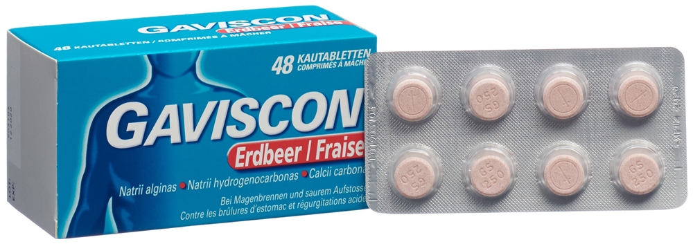 GAVISCON Kautabl Erdbeer Blist 48 Stk