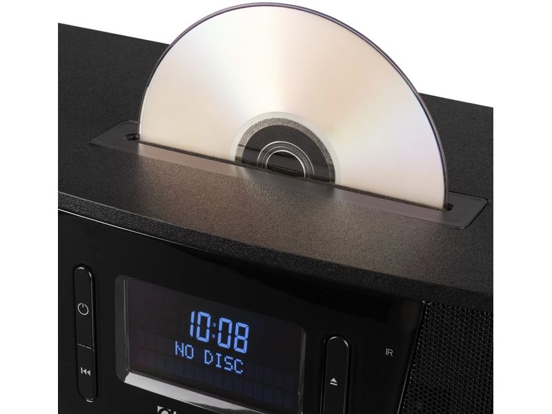 Audizio Micro-HiFi Anlage Cannes Schwarz DAB  Radio mit CD-Player