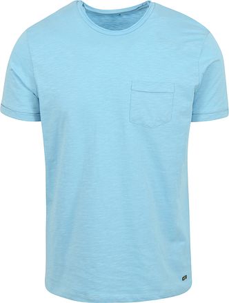 No Excess T-Shirt Slubs Lichtblauw 23340202SN-036 kopen
