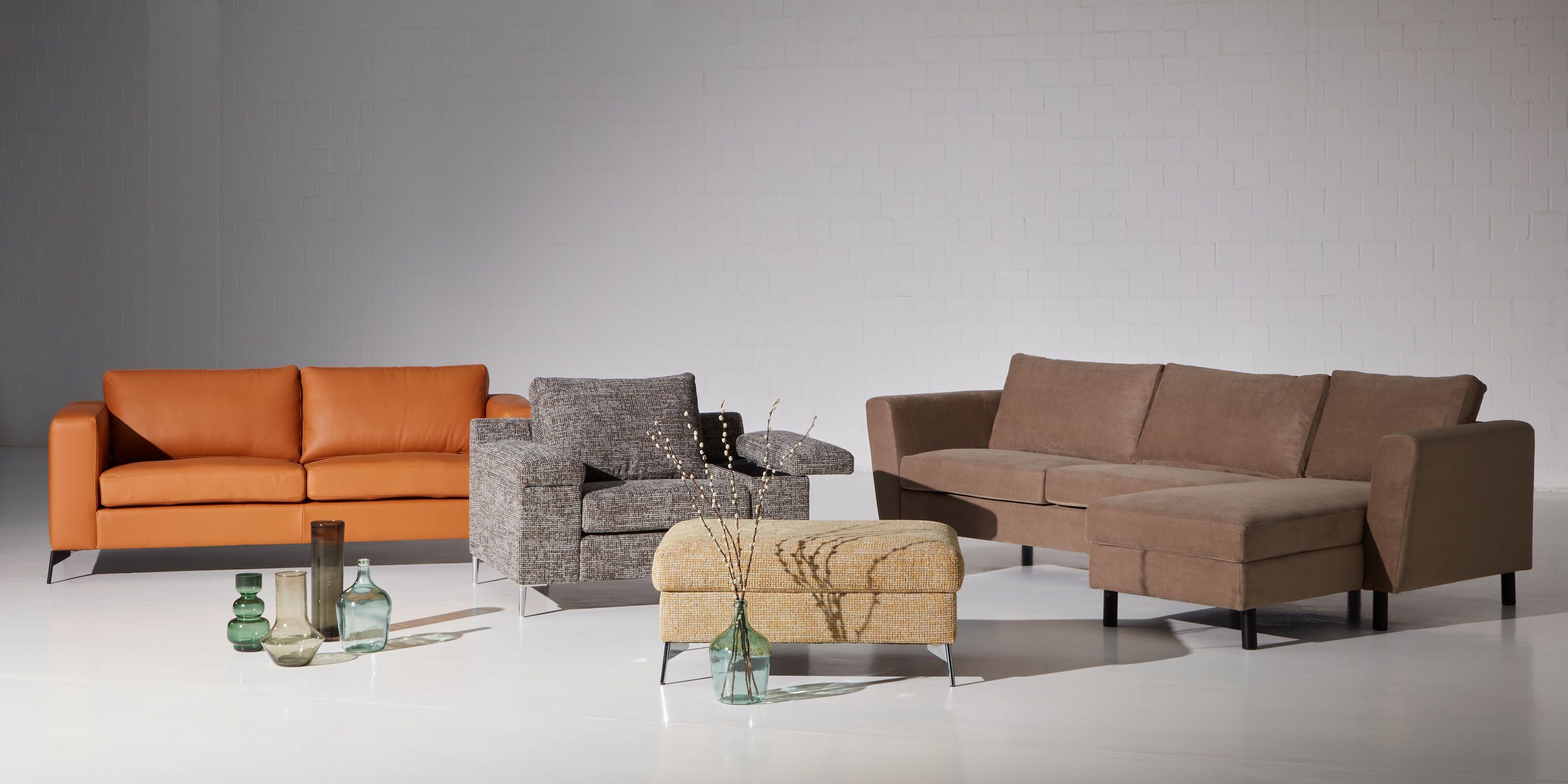 DIENER B St Brescia Ecksofa.r, beige - Beige / B: 309.0 cm x T: 148.0 cm x H: 81.0 cm
