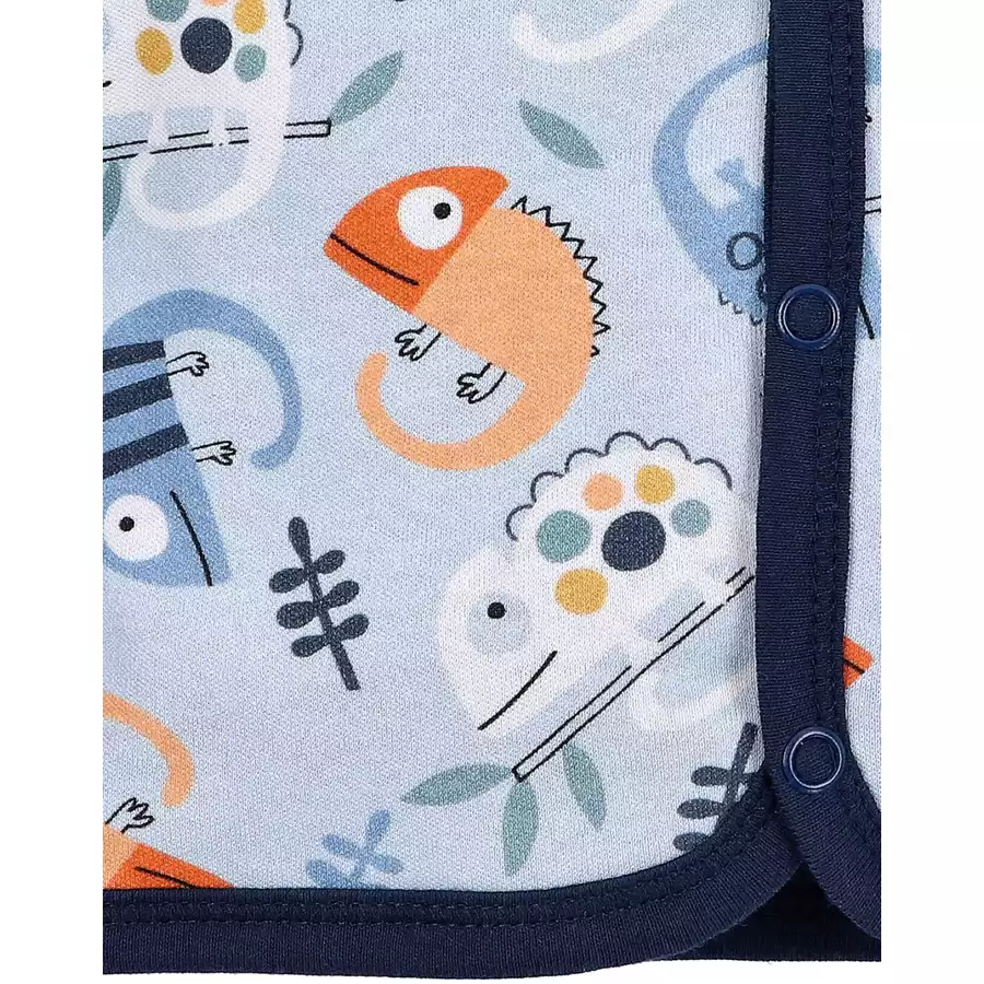 Nini Weste Chamäleon blau