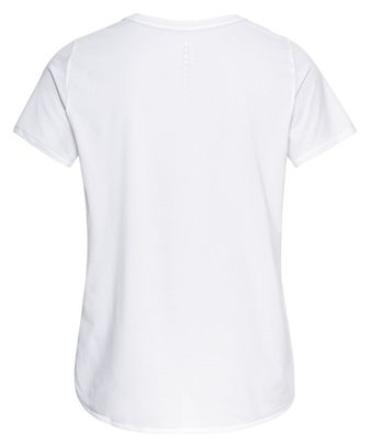 Maillot Manches Courtes Femme Odlo Zeroweight Chill-Tec Blanc