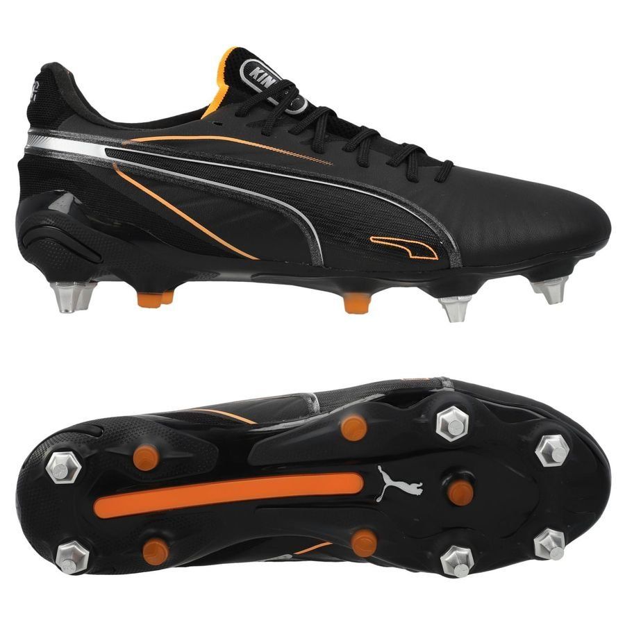 PUMA King Ultimate SG Eclipse - Noir/Heat Fire/Argenté