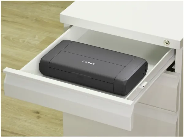Canon PIXMA TR150 - Printer - farve - blækprinter - A4/Legal - op til 9 ipm (mono) / op til 5.5 ipm (farve) - kapacitet: 50 ark - USB 2.0, Wi-Fi(n) - Uden Batteri