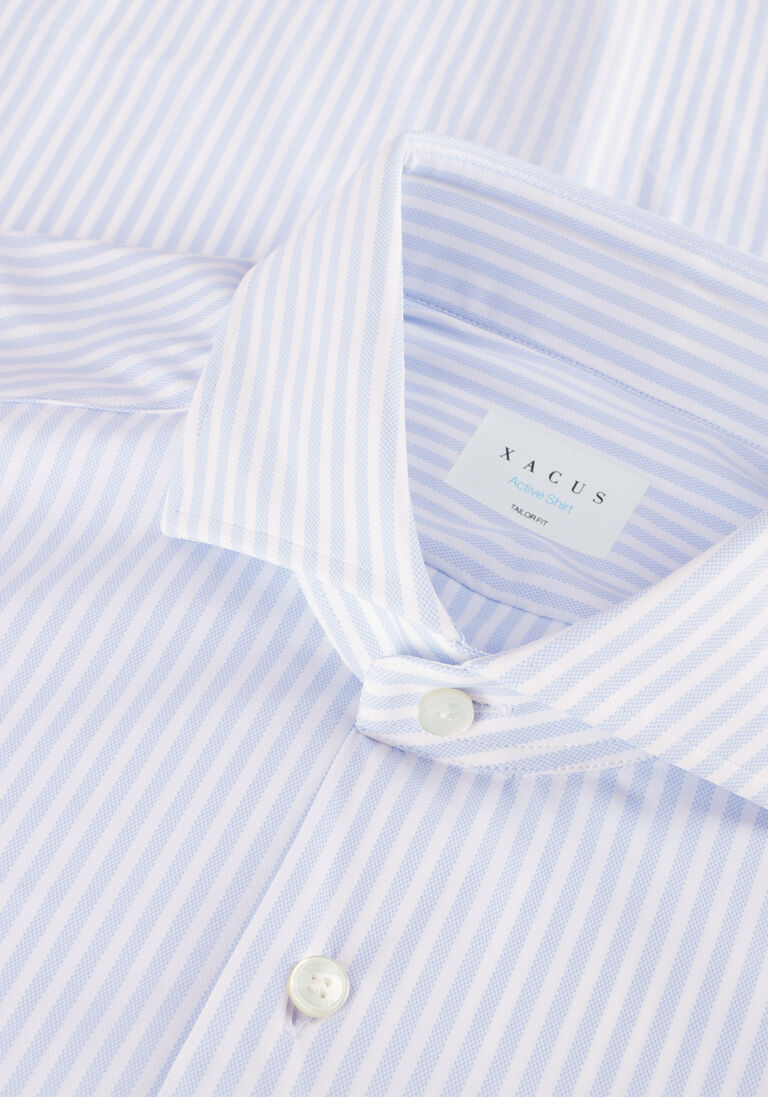 lichtblauwe xacus klassieke overhemden active shirt 520ml