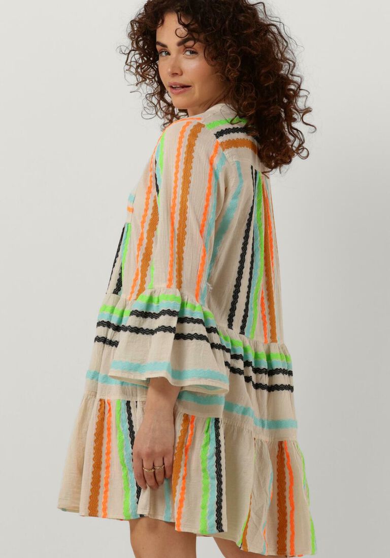 DEVOTION gebroken wit devotion mini jurk ella