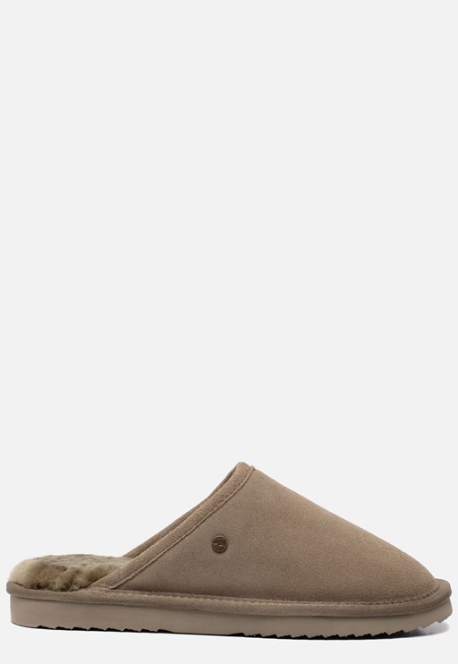 Warmbat Classic Pantoffels groen Suede