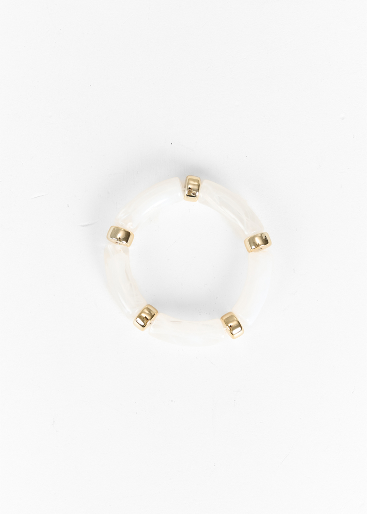 Ayden armband wit