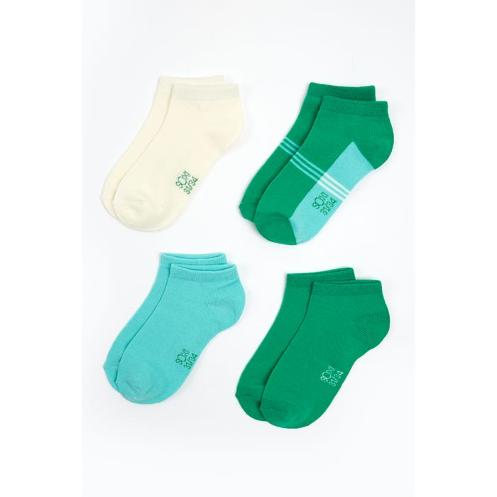 sOxi-Kids 4-pack sneakersokken colorblock - sOxi