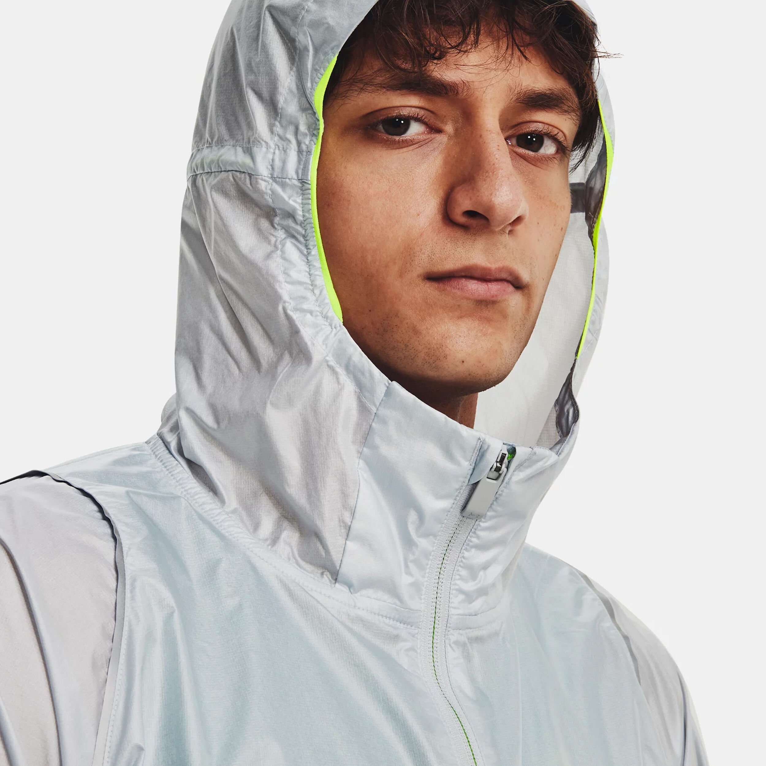 Under Armour Impasse Lightweight Run Veste Running Hommes - Gris