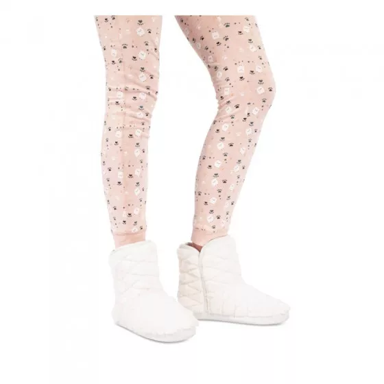 Chaussons bottines BLANC MERRY SCOTT