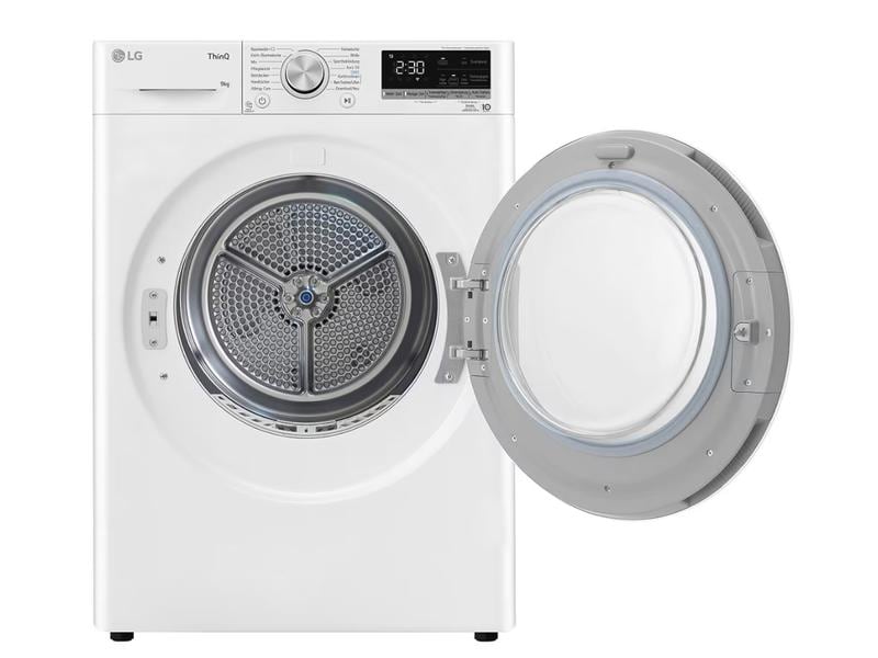 LG Wäschetrockner V9R09TC Rechts/Wechselbar Wärmepumpentrockner