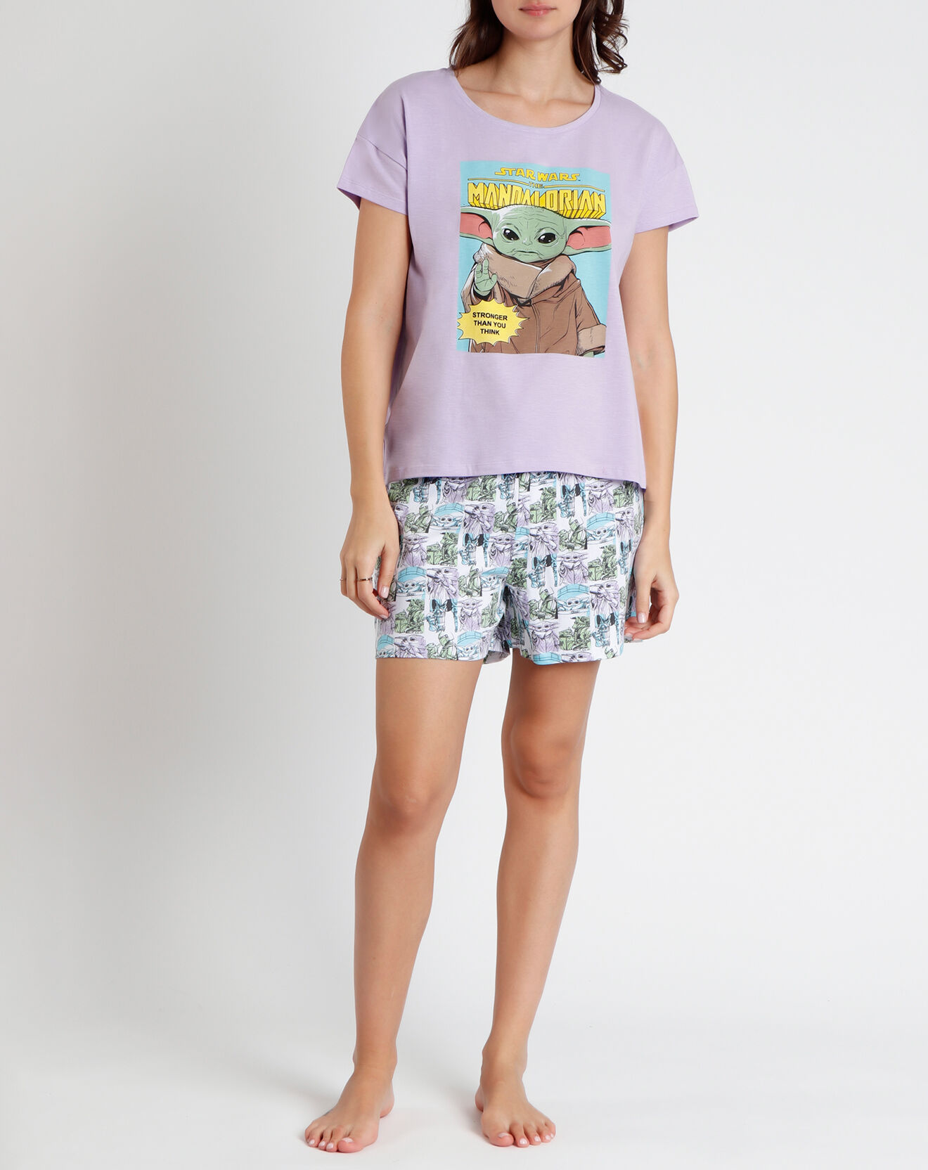 Star Wars Pyjama T-Shirt & Short Clémentine lilas