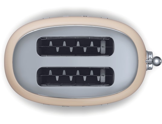 SMEG - Grille pain TSF01CREU 2 tranches Crème