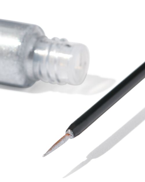 eyeliner pailleté argenté