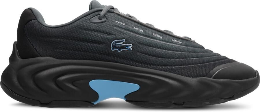 Lacoste Spinor Sneakers Heren Zwart Mesh Synthetisch