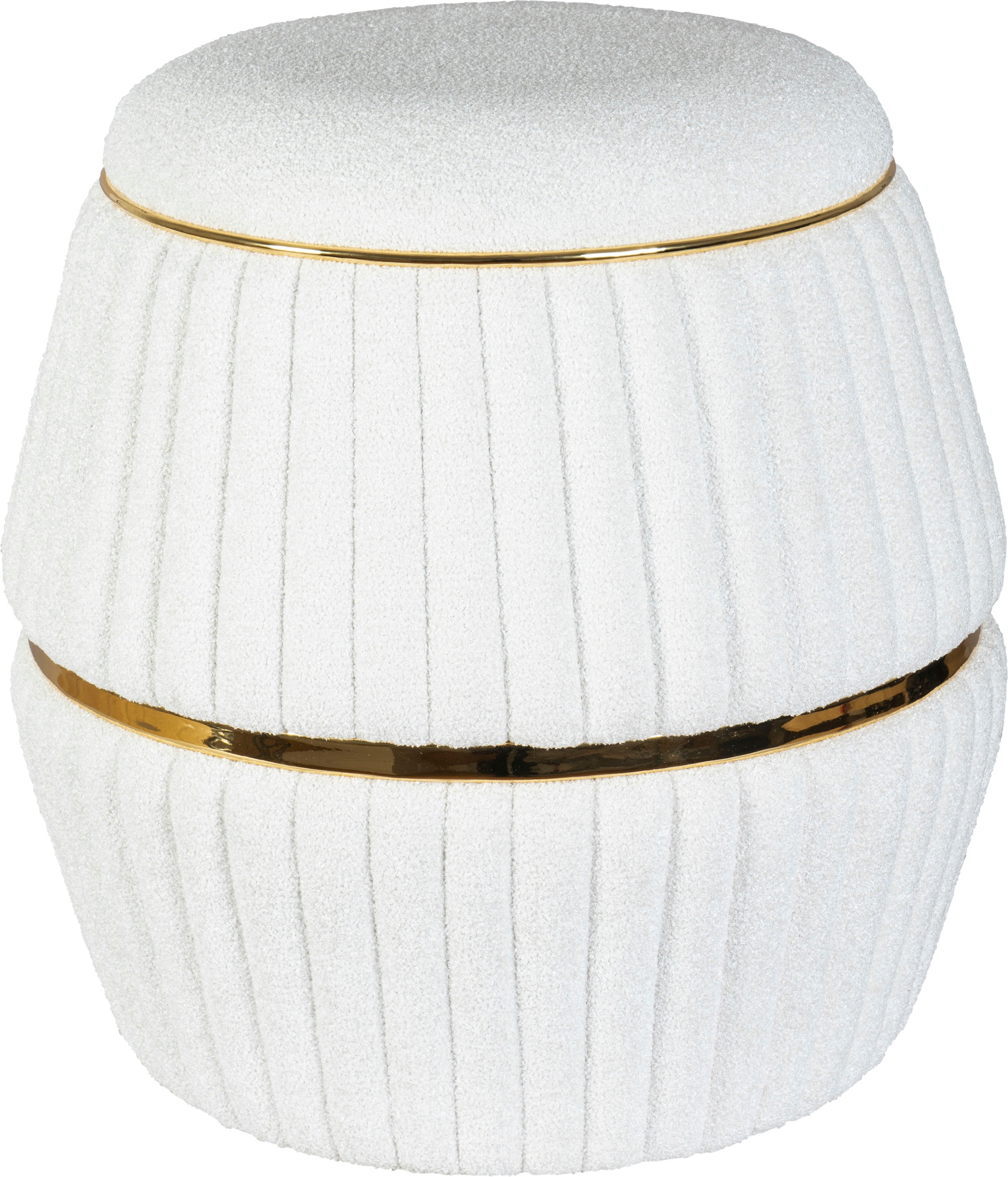 Kayoom Sitzhocker »Hocker Doric, trendiger Look, ästhetische Farbgebung, schöne Steppung« 1 Stk. tlg. komfortabel, hochqualitativ, pflegeleicht, in vielen Räumen zuhause