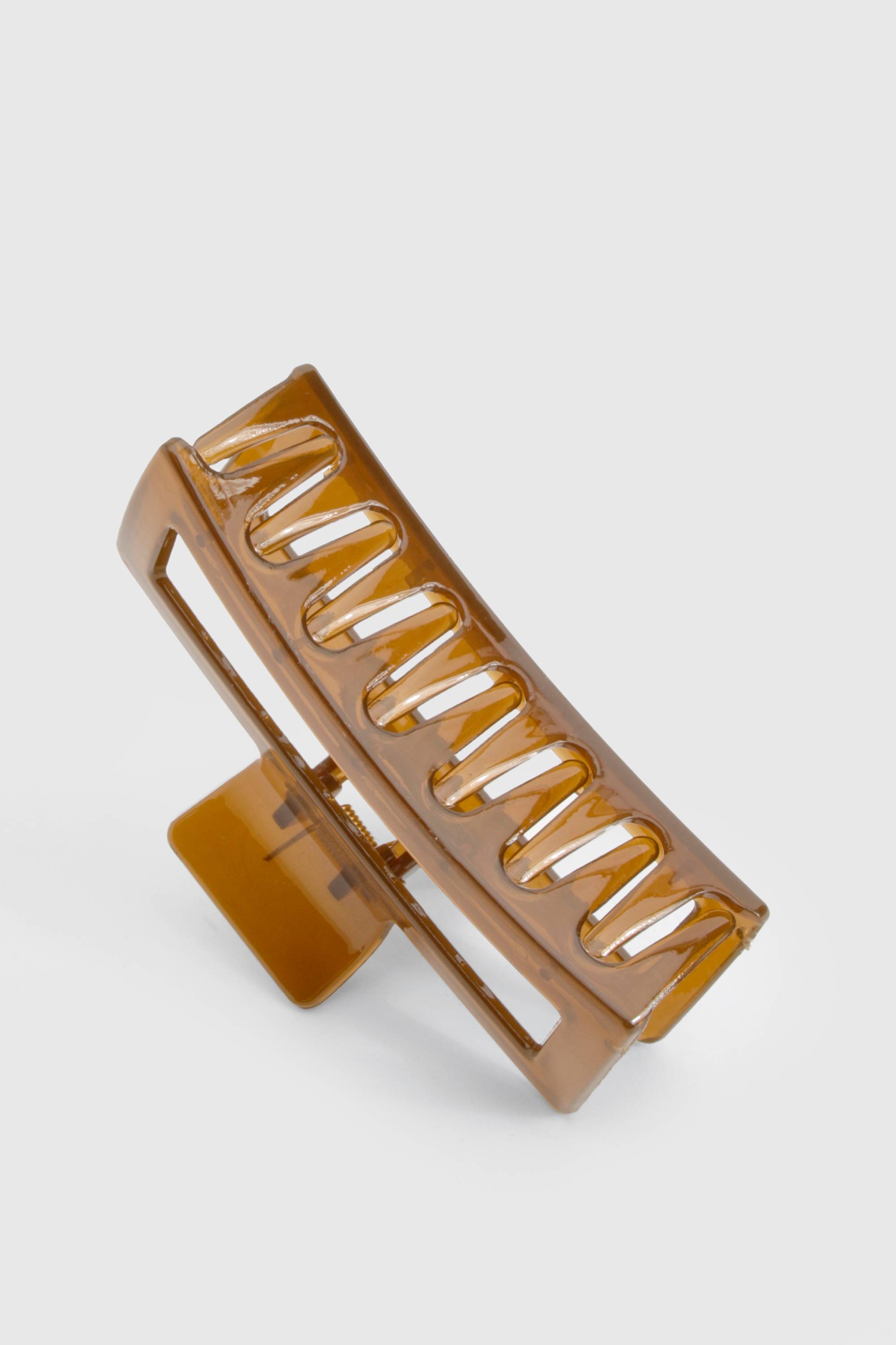 boohoo Large Square Hair Claw Clip