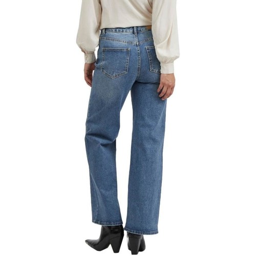 Vila - VIWIDER DL HW WIDEMedium Blue Denim Azul